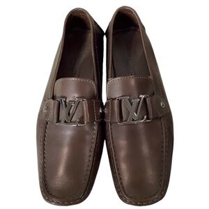 LOUIS VUITTON Monte Carlo Driving Car Shoes in Brown 8.5 Men’s